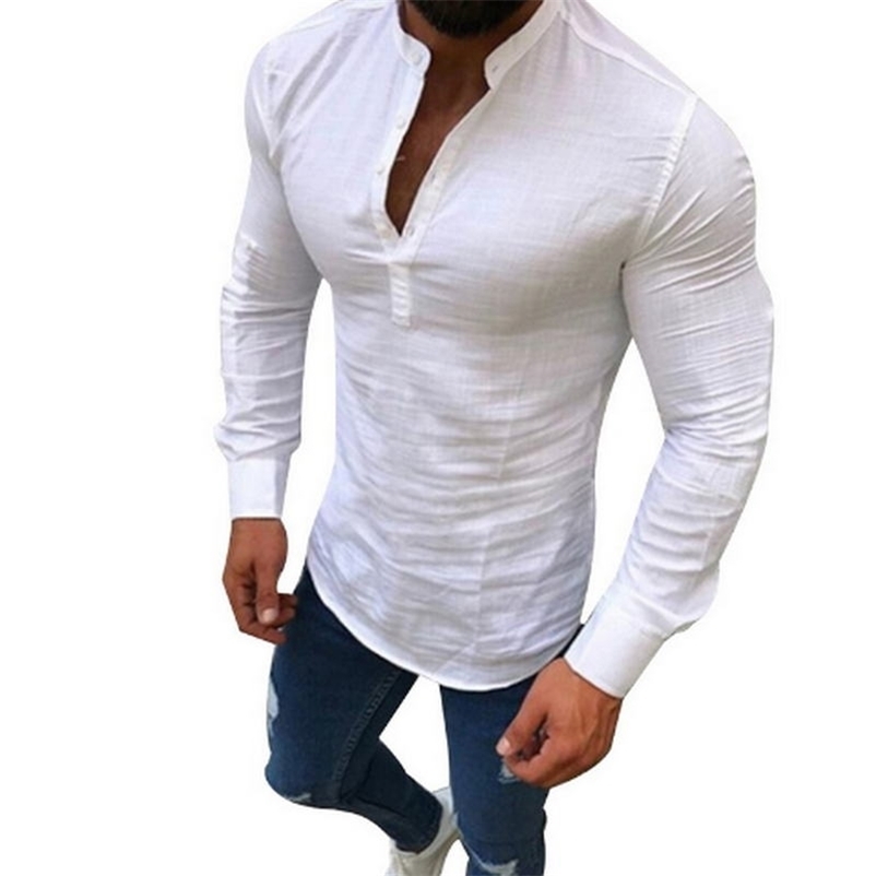 Sexy Men Long Sleeves Blouse Summer Fashion Casual Cool Clothing Slim Fit Tees Tops Male Breathable Linen Shirt 210708, Black
Sexy Men Long Sleeves Blouse Summer Fashion Casual Cool Clothing Slim Fit Tees Tops Male Breathable Linen Shirt 210708, Black