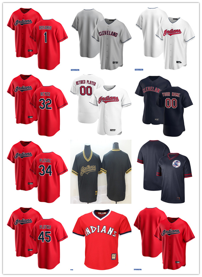 Men Women Youth Cleveland Indians 34 Zach Plesac 45 Adam Plutko 32 Franmil Reyes 1 Amed Rosario Custom Baseball Jersey Blank red, Blue;black
Men Women Youth Cleveland Indians 34 Zach Plesac 45 Adam Plutko 32 Franmil Reyes 1 Amed Rosario Custom Baseball Jersey Blank red, Blue;black