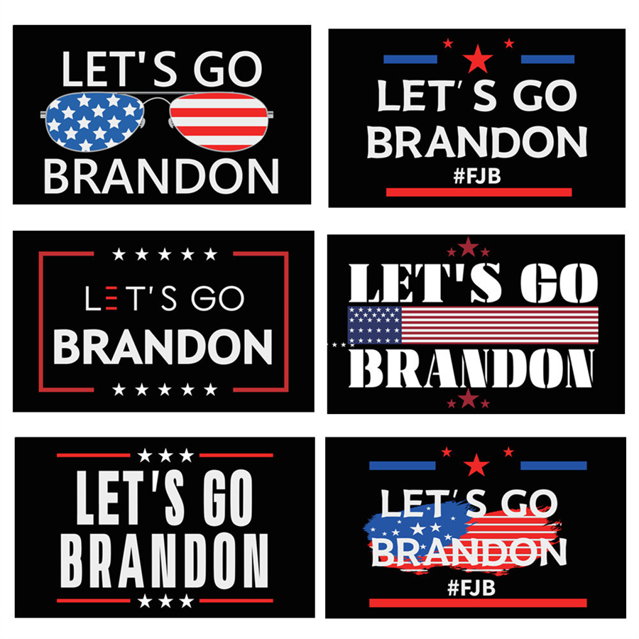 2024 Let's go Brandon Trump Election Flag Double Sided Presidential Flag 150*90cm EE
2024 Let's go Brandon Trump Election Flag Double Sided Presidential Flag 150*90cm EE