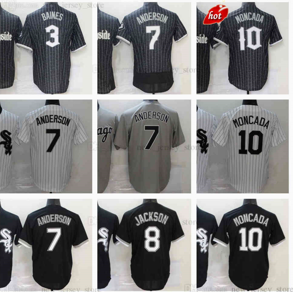Stitched 21-22 Black City Connect Baseball Jersey 10 Yoan 7 Tim Moncada Anderson 8 Bo 3 Harold Jackson Baines Jerseys Gray White Blank No Number Name, Blue;black
Stitched 21-22 Black City Connect Baseball Jersey 10 Yoan 7 Tim Moncada Anderson 8 Bo 3 Harold Jackson Baines Jerseys Gray White Blank No Number Name, Blue;black