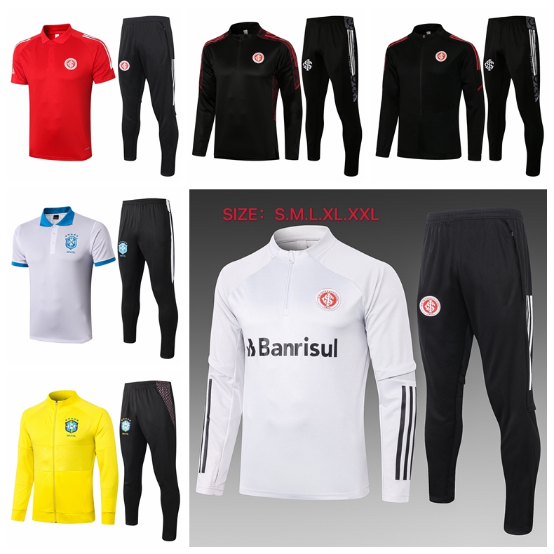 21/22 Brazil International Soccer Football Tracksuits maillot foot Ronaldinho retro Romario Ronaldo RIVALDO Men Survetement Chandal Training Suit A8, Gray
21/22 Brazil International Soccer Football Tracksuits maillot foot Ronaldinho retro Romario Ronaldo RIVALDO Men Survetement Chandal Training Suit A8, Gray
