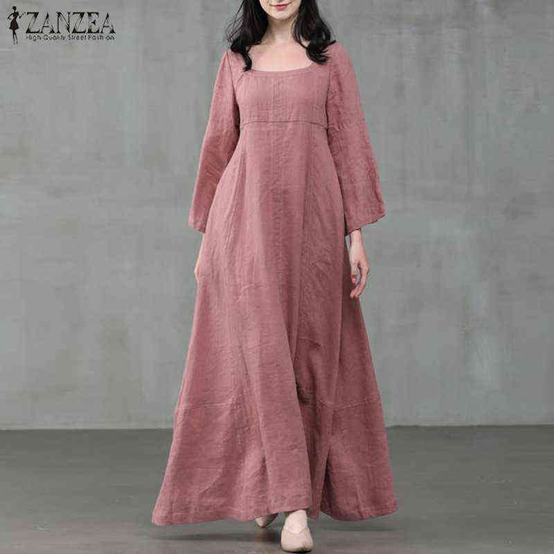ZANZEA Women Autumn Dress Vintage Square Collar Long Flare Sleeve Sundress Loose Party Dresses Robe Casual Cotton Linen Vestido7 G1223, Yellow
ZANZEA Women Autumn Dress Vintage Square Collar Long Flare Sleeve Sundress Loose Party Dresses Robe Casual Cotton Linen Vestido7 G1223, Yellow