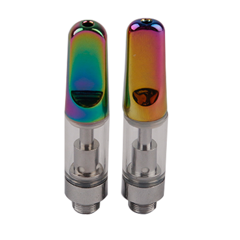 Rainbow Drip Tip Gold Vape Pen Cartridges Atomizer Ceramic Coil Glass Thick Oil 0.5ml 1.0ml Tank Disposable Vaporizer Wholesale price In stock
Rainbow Drip Tip Gold Vape Pen Cartridges Atomizer Ceramic Coil Glass Thick Oil 0.5ml 1.0ml Tank Disposable Vaporizer Wholesale price In stock