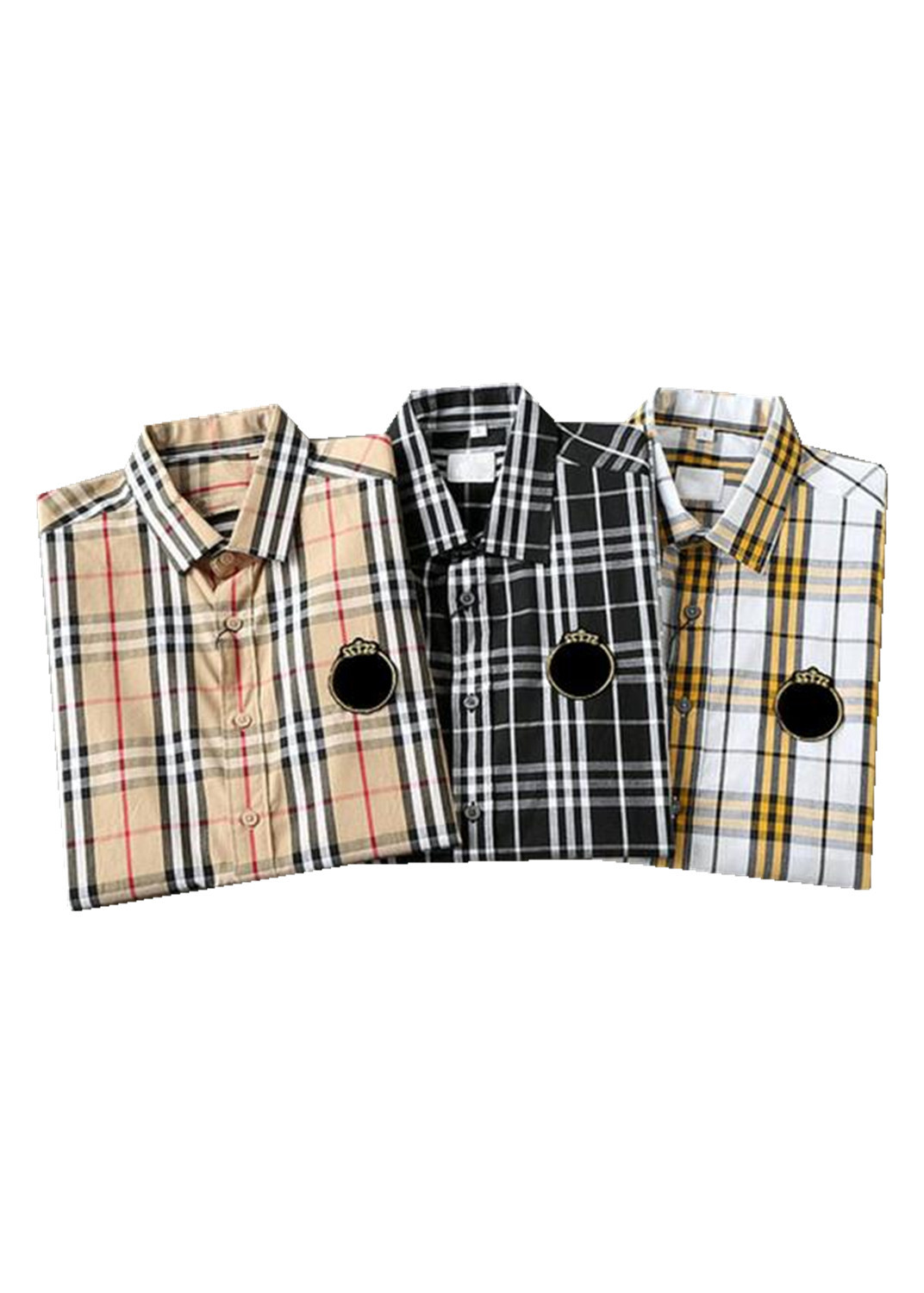 2021 Luxurys Designers Men's Business Casuals shirt men long sleeve striped slim fit masculina wine social male T-shirts fashion checked -3XL#97, Black
2021 Luxurys Designers Men's Business Casuals shirt men long sleeve striped slim fit masculina wine social male T-shirts fashion checked -3XL#97, Black