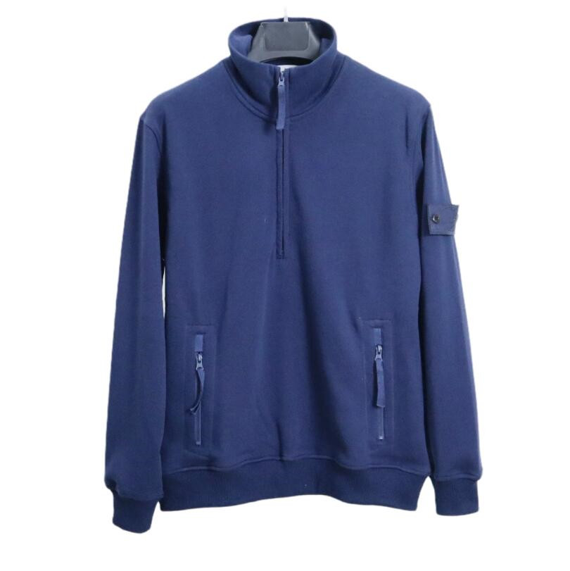 Fall and winter stand-collar men's hoodie Stone Spring fashion sweater island sports windbreaker casual zipper jacket clothing, Black
Fall and winter stand-collar men's hoodie Stone Spring fashion sweater island sports windbreaker casual zipper jacket clothing, Black
