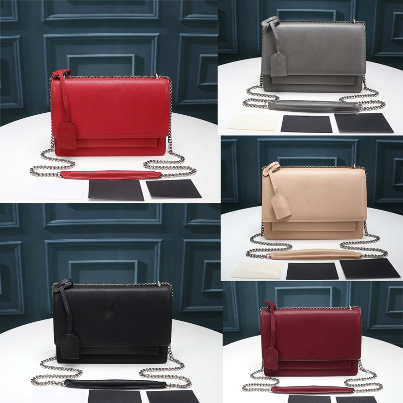 5A+ Luxury Designer sunset bag Classic latest color women Shoulder bags chain handbag Toothpick pattern leather womens Cross body handbags, Original box 
5A+ Luxury Designer sunset bag Classic latest color women Shoulder bags chain handbag Toothpick pattern leather womens Cross body handbags, Original box