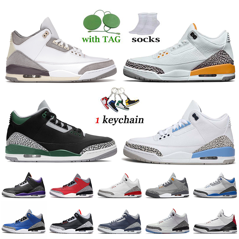 Wholesale Jumpman Womens Mens Basketball Shoes Pine Green UNC Laser Orange Georgetown A Ma Maniere Rust Pink Racer Blue Black Cement Trainers Sneakers Fragment, B47 varsity royal 40-47