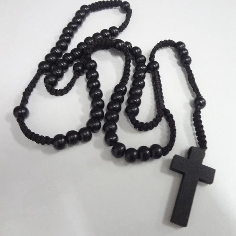 Pendant Necklaces Catholic Christian Orthodox Wooden Bead Hollow Cross Christianity Religion Jesus Rosary Round Necklace Jewelry Accessories
Pendant Necklaces Catholic Christian Orthodox Wooden Bead Hollow Cross Christianity Religion Jesus Rosary Round Necklace Jewelry Accessories