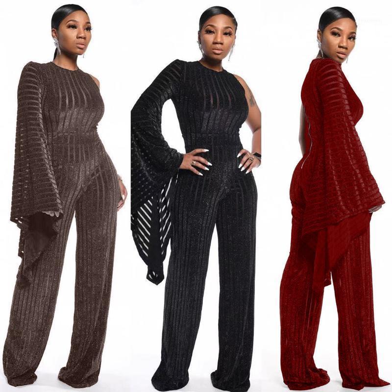 Women' Jumpsuits & Rompers 2021 Autumn Winter Outfits Corduroy Sexy NightClub Women Solid One Shoulder Flare Sleeve Ladies L5098, Black
Women' Jumpsuits & Rompers 2021 Autumn Winter Outfits Corduroy Sexy NightClub Women Solid One Shoulder Flare Sleeve Ladies L5098, Black