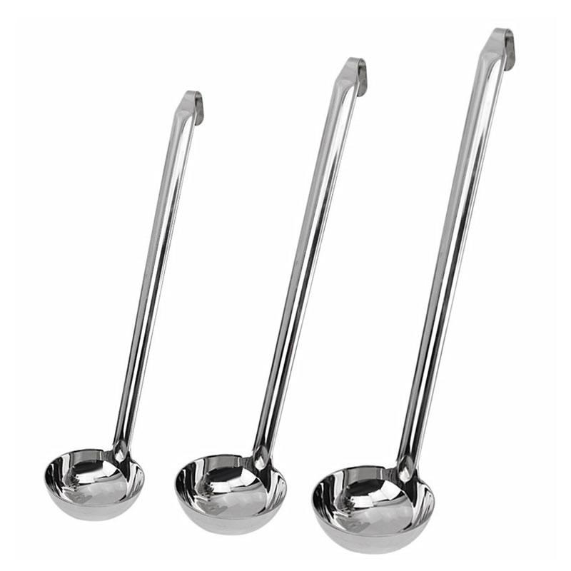 Spoons Stainless Steel Long Handle Ladle Serving Spoon Unbreakable Big Round Dinner Scoop Creative Kitchen Cooking Utensils Tableware
Spoons Stainless Steel Long Handle Ladle Serving Spoon Unbreakable Big Round Dinner Scoop Creative Kitchen Cooking Utensils Tableware