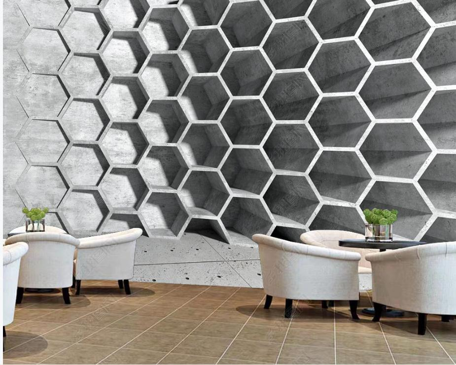 Custom wallpapers modern wallpaper for living room Extended space three-dimensional 3d background wall