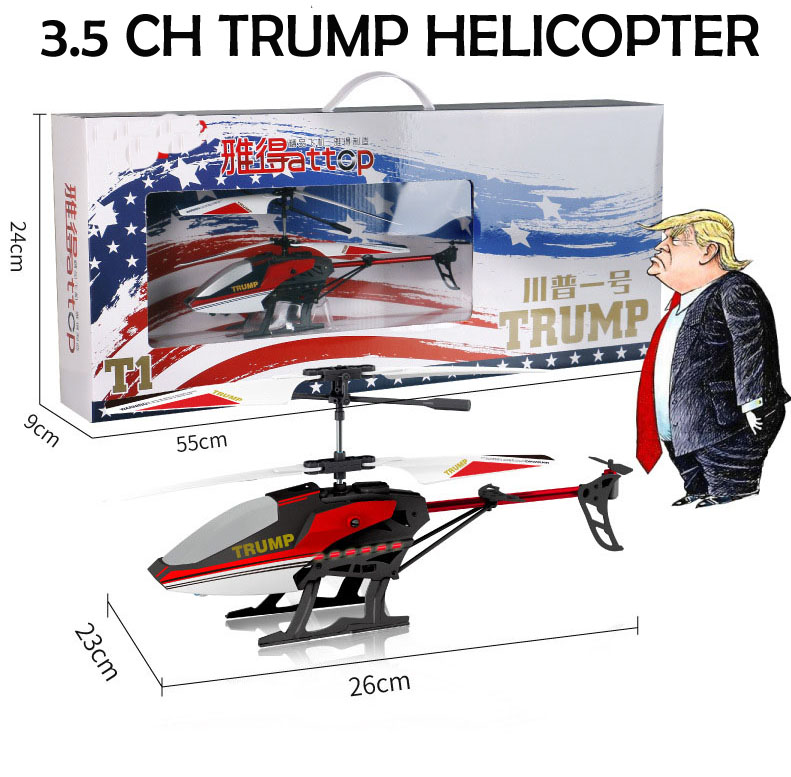 RC Helicopter 3.5 CH TRUMP toy NO.1 private Helicopter with LED Light aircraft kids funny Gift Shatterproof Flying Toys Model, Red
RC Helicopter 3.5 CH TRUMP toy NO.1 private Helicopter with LED Light aircraft kids funny Gift Shatterproof Flying Toys Model, Red