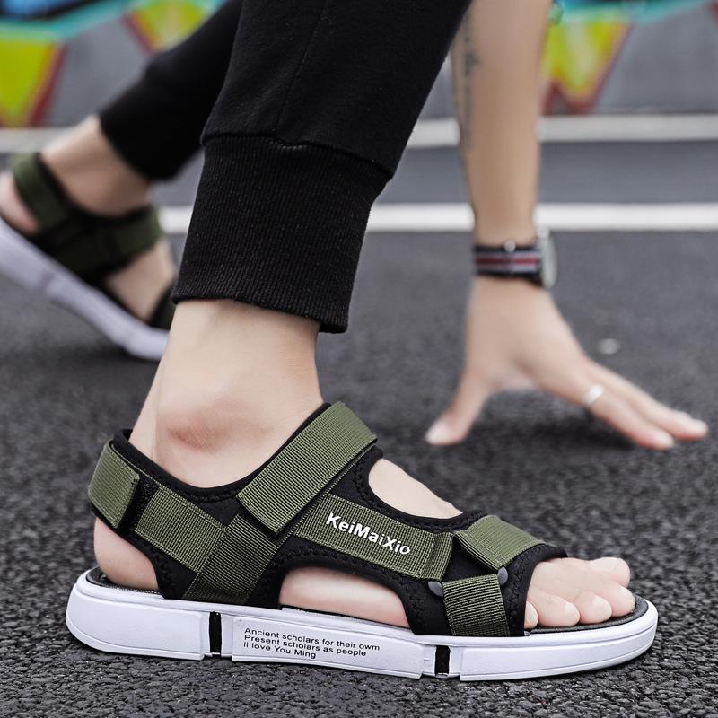 Sandals 2021 Men's Slippers Summer Trend Wild Casual Shoes Beach Fashion Roman Men, Black
Sandals 2021 Men's Slippers Summer Trend Wild Casual Shoes Beach Fashion Roman Men, Black