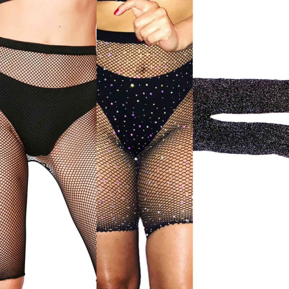 Sexy Women's Short Fishnet Rhinestone Black Industrial Sportsw Biker Shorts Pantyhose Mesh Sparkle Stockings Lingerie Half Short X0521, Balck-no rhinestone
Sexy Women's Short Fishnet Rhinestone Black Industrial Sportsw Biker Shorts Pantyhose Mesh Sparkle Stockings Lingerie Half Short X0521, Balck-no rhinestone