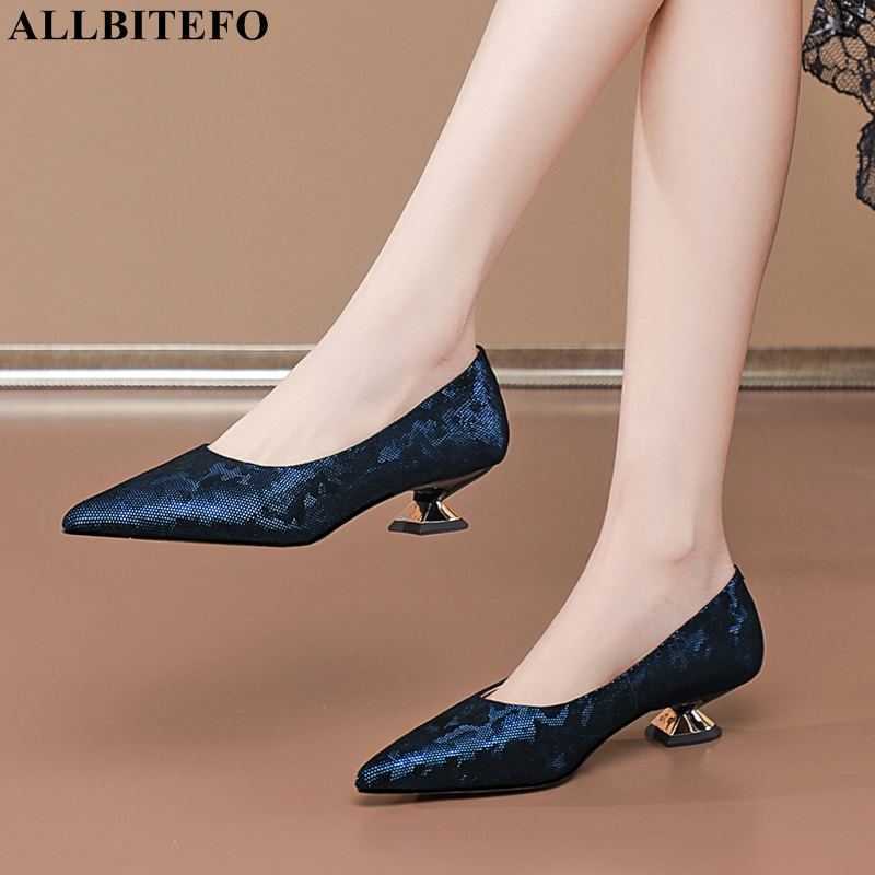 ALLBITEFO Special shaped heel sheepskin soft genuine leather women high heels pointed toe fashion sexy women heels shoes pumps 210611, As picture
ALLBITEFO Special shaped heel sheepskin soft genuine leather women high heels pointed toe fashion sexy women heels shoes pumps 210611, As picture
