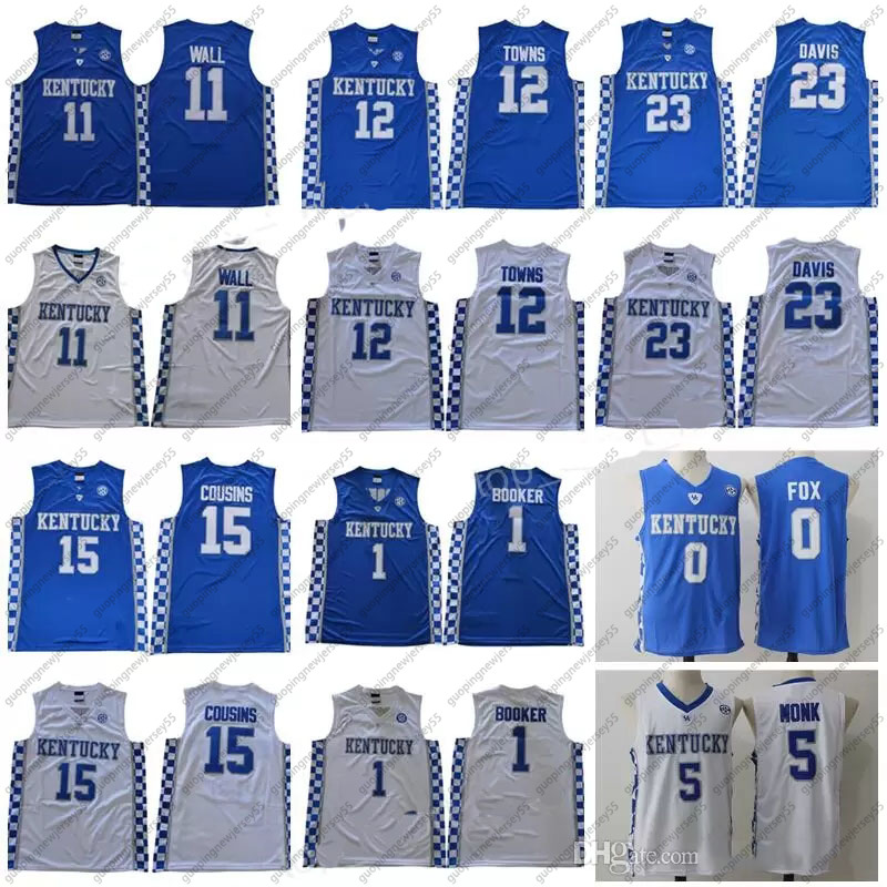 Kentucky Wildcats Jersey College Basketball Devin Booker John Wall Anthony Davis Karl-Anthony Towns DeMarcus Cousins Malik Monk Fox Blue Men
Kentucky Wildcats Jersey College Basketball Devin Booker John Wall Anthony Davis Karl-Anthony Towns DeMarcus Cousins Malik Monk Fox Blue Men