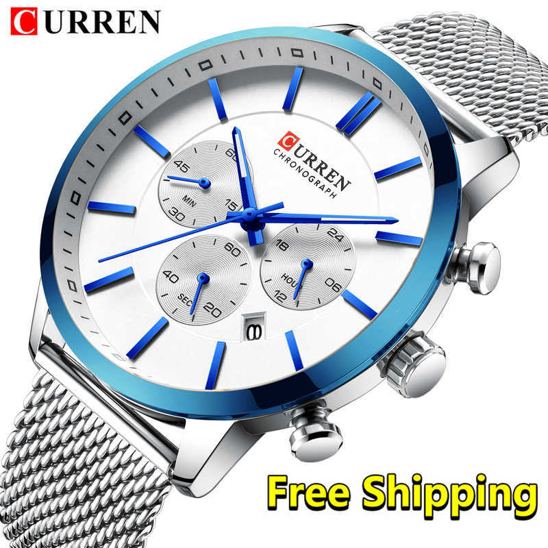 Curren Watch Men Luxury Brand Business Waterproof Wristwatch s Stainless Steel Chronograph Watches Relogio Masculino 210707, White gold
Curren Watch Men Luxury Brand Business Waterproof Wristwatch s Stainless Steel Chronograph Watches Relogio Masculino 210707, White gold