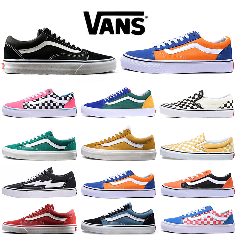 Fashion VAN Canvas Shoes Old Skool Fear of God Sk8 Hi Running Shoe Triple White Black Checkerboard Blue Slip on Skateboard Men Women Sports Sneakers
Fashion VAN Canvas Shoes Old Skool Fear of God Sk8 Hi Running Shoe Triple White Black Checkerboard Blue Slip on Skateboard Men Women Sports Sneakers