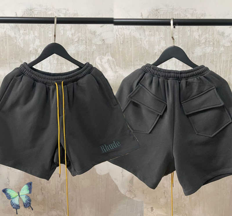 Real Picture Vintage Rh Rhude Shorts 100% Cotton Terry Heavy Fabric Solid Short Pants Big Pocket Breeches 210714, White;black
Real Picture Vintage Rh Rhude Shorts 100% Cotton Terry Heavy Fabric Solid Short Pants Big Pocket Breeches 210714, White;black