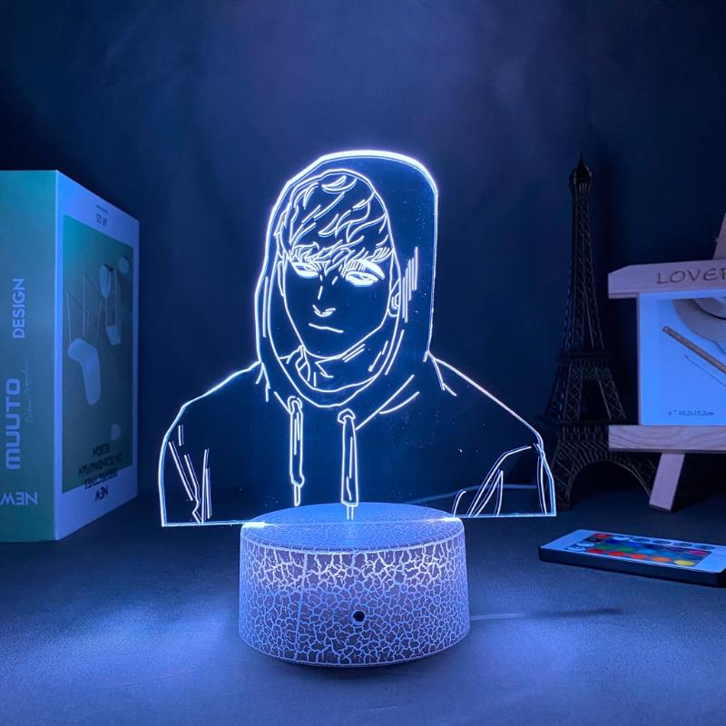 Night Lights Acrylic LED Lamp Anime Figure Killing Stalking Manga Oh Sangwoo Light For Bedroom Decor Gift Nightlight
Night Lights Acrylic LED Lamp Anime Figure Killing Stalking Manga Oh Sangwoo Light For Bedroom Decor Gift Nightlight