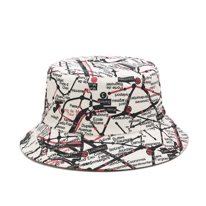 LDSLYJR Cotton personality map pattern Bucket Hat Fashion Joker Outdoor Travel Sun Cap For Men and Women retail wholesale 231, White
LDSLYJR Cotton personality map pattern Bucket Hat Fashion Joker Outdoor Travel Sun Cap For Men and Women retail wholesale 231, White
