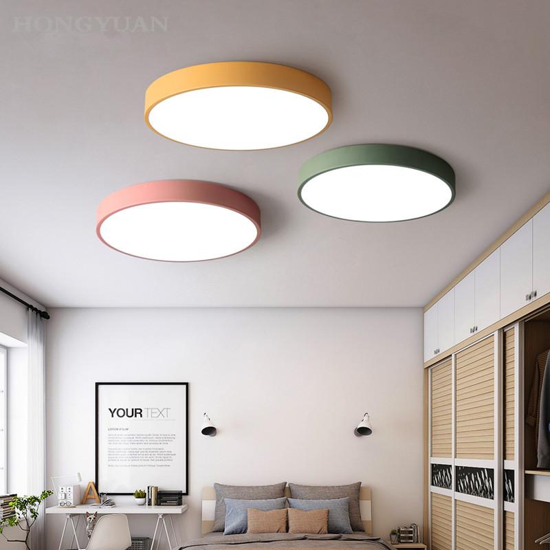 Ceiling Lights LED Modern Lamp Nordic Simple Round 23-60CM Remote Dimmable Contro Macarons Color Bedroom Living Room Lighting
Ceiling Lights LED Modern Lamp Nordic Simple Round 23-60CM Remote Dimmable Contro Macarons Color Bedroom Living Room Lighting