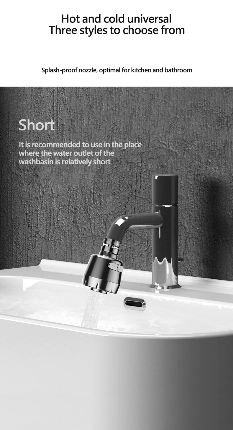 360 Degree Swivel Kitchen Faucet Aerator Bubbler Adjustable Dual Mode Sprayer Filter Diffuser Water Saving Nozzle Fauc Connector
360 Degree Swivel Kitchen Faucet Aerator Bubbler Adjustable Dual Mode Sprayer Filter Diffuser Water Saving Nozzle Fauc Connector