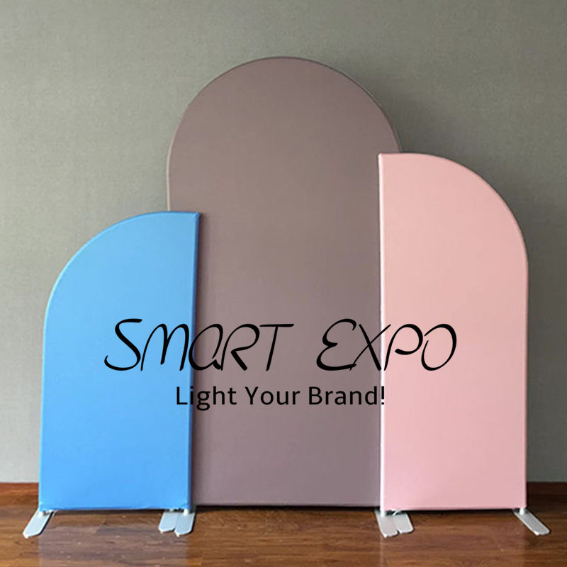 Wedding Arch Backdrop Cover Arched Fabric Backdrop For Birthday Party Ceremony Decoration