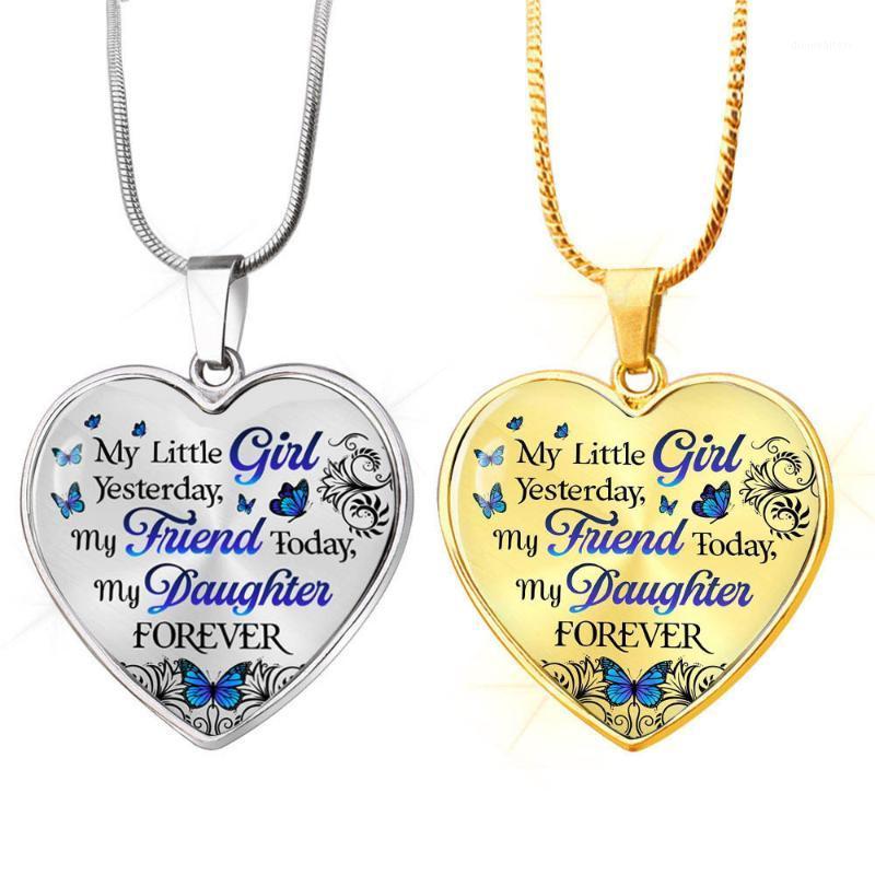 Chains To My Daughter Exquisite Heart Necklace Silver Color Chain Necklaces For Wife Women Girls Jewelry Family Gifts
Chains To My Daughter Exquisite Heart Necklace Silver Color Chain Necklaces For Wife Women Girls Jewelry Family Gifts