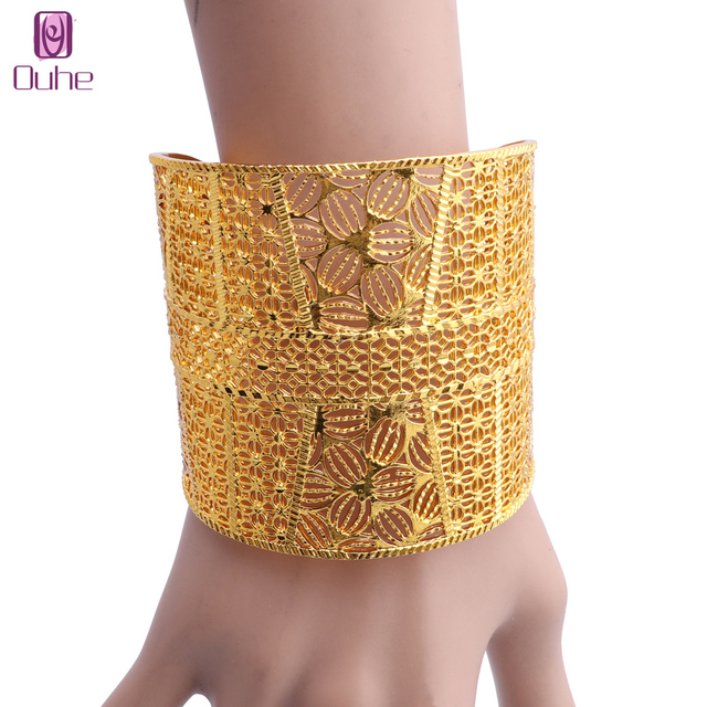 Trendy Flower Bnagle Women Jewelry 24k Gold Color Bangles Bracelet African Dubai Arab Party for Mom Gifts
Trendy Flower Bnagle Women Jewelry 24k Gold Color Bangles Bracelet African Dubai Arab Party for Mom Gifts