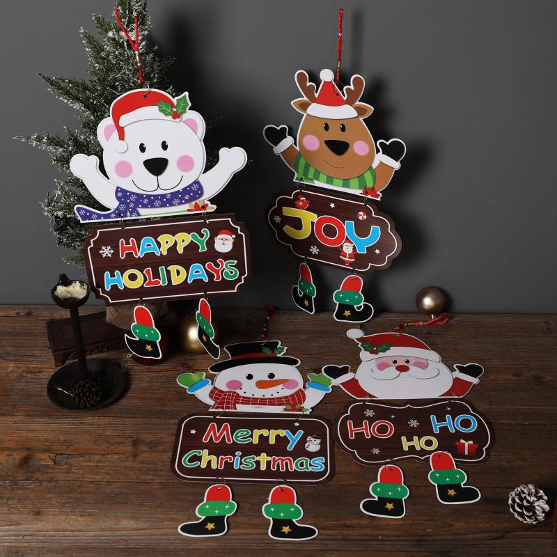 Christmas Decorations Paper Pendant Letter Print Cartoon Santa Claus Holiday Hanging Ornament Accessories Decoration
Christmas Decorations Paper Pendant Letter Print Cartoon Santa Claus Holiday Hanging Ornament Accessories Decoration
