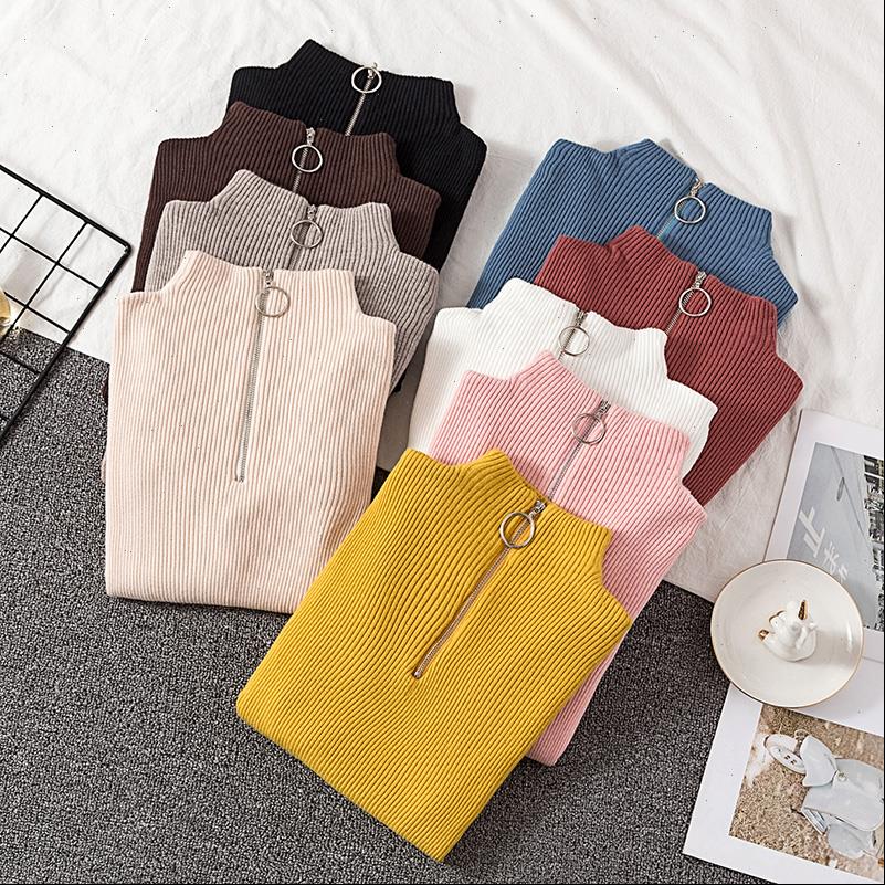 pullover women sweaters fashion zipper turtleneck knitted sweater casual ribbed knit winter woman pullovers knitwear, White;black
pullover women sweaters fashion zipper turtleneck knitted sweater casual ribbed knit winter woman pullovers knitwear, White;black