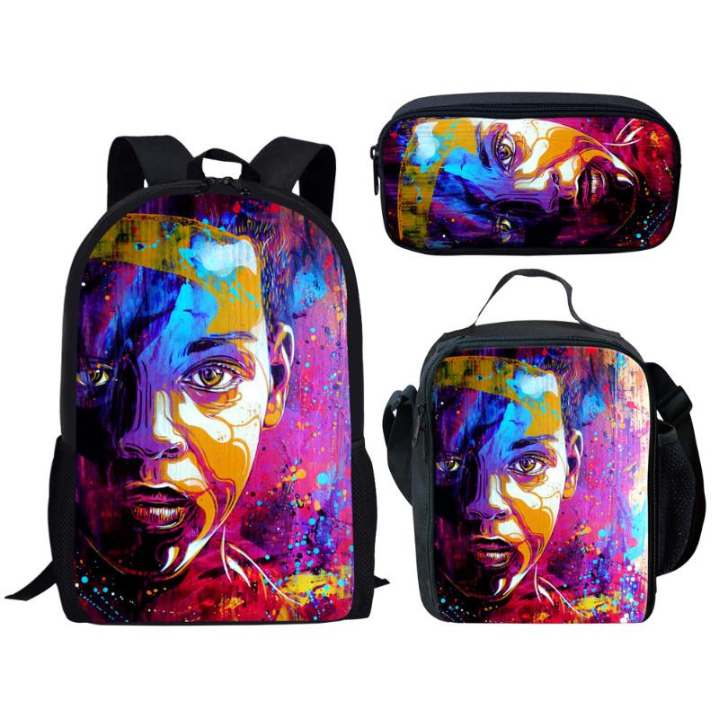 African American Men Printing School Bags For Kids Black Art Afo Boy Schoolbag Children 3pcs Bag Set Satchel
African American Men Printing School Bags For Kids Black Art Afo Boy Schoolbag Children 3pcs Bag Set Satchel