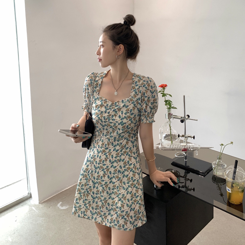 Summer Waist Slimming French Style Vestidos Cotton 2021 New Square Neck Split Long Dress A-Line Female, Black;gray
Summer Waist Slimming French Style Vestidos Cotton 2021 New Square Neck Split Long Dress A-Line Female, Black;gray