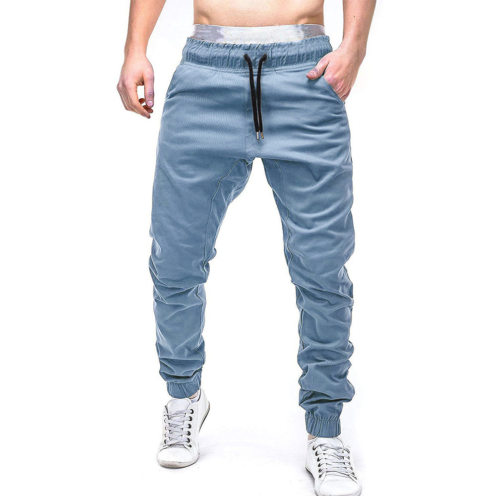 Arrive Men Pants Hip Hop Harem Joggers Pants Male Trousers Mens Joggers Patchwork Pants Sweatpants B0643 210518