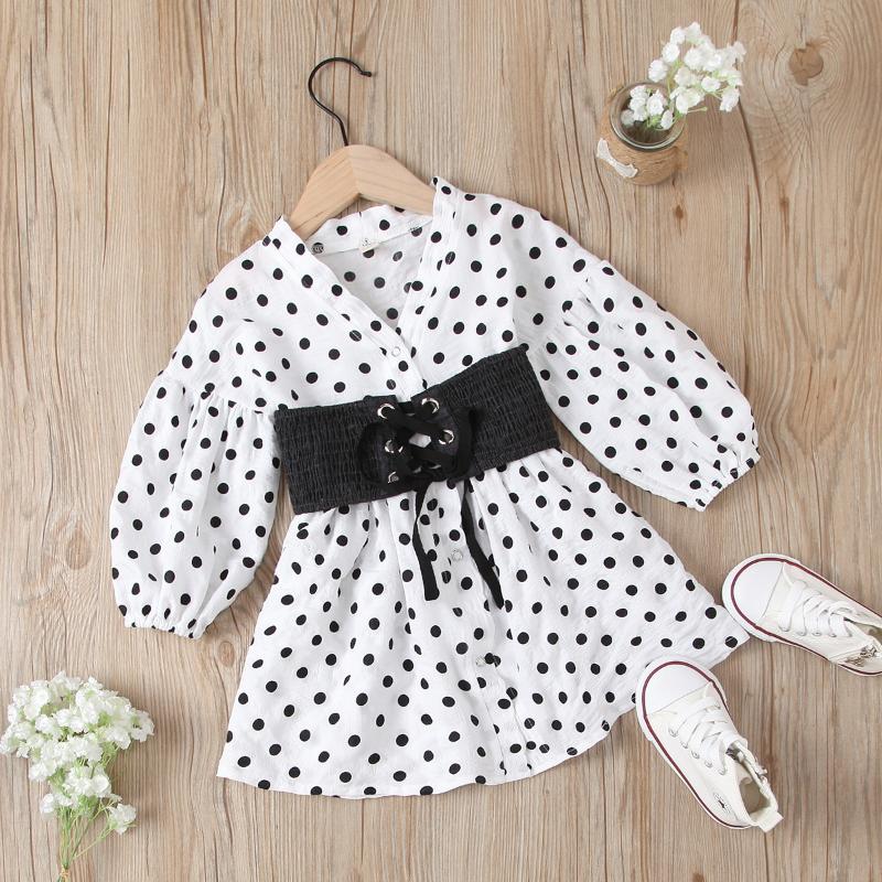 Clothing Sets Children Kids Baby Girls Wear European And American Celebrity Dot V-neck Petticoat Elastic Denim Lace Up Two Piece Set 1-6Y, White
Clothing Sets Children Kids Baby Girls Wear European And American Celebrity Dot V-neck Petticoat Elastic Denim Lace Up Two Piece Set 1-6Y, White