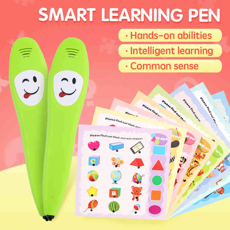 Educational See and Say Toy Electronic English Learning Book with Smart Logic Pen, Early Educational Talking Book
Educational See and Say Toy Electronic English Learning Book with Smart Logic Pen, Early Educational Talking Book