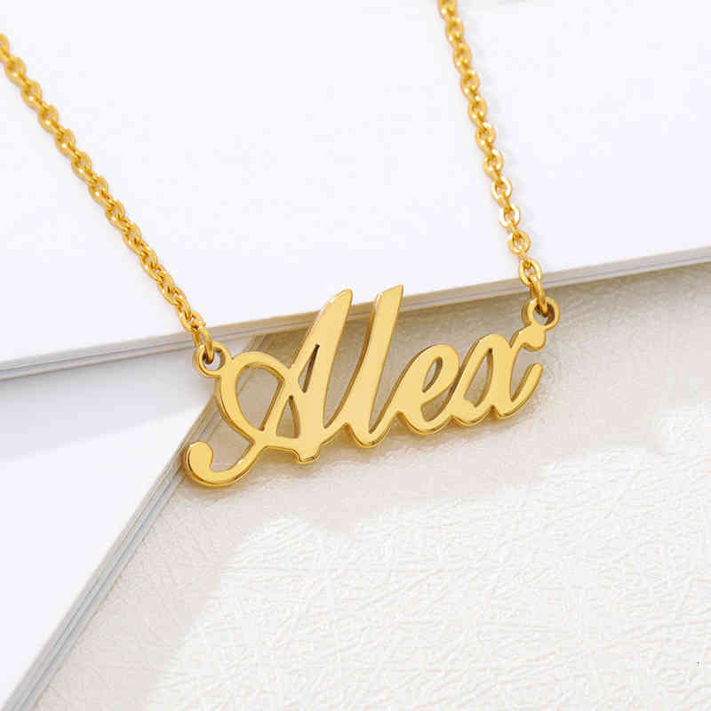 Custom Fashion Name Pendant Cursive Arabic Crown Heart Nameplate Necklaces Choker Stainless Steel Bijoux Party Gifts, Silver
Custom Fashion Name Pendant Cursive Arabic Crown Heart Nameplate Necklaces Choker Stainless Steel Bijoux Party Gifts, Silver