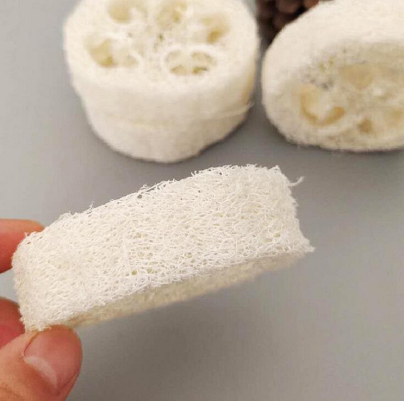 2cm Thick Natural Sponge Loofah Cuts Slices for Soap Making or Dish Holder Best quality