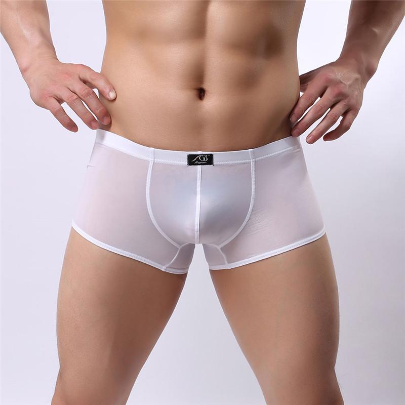 Underpants Mean Sexy Briefs Silk Summer Solid Color Thin Breathable Low-Waist Sleeping Wear, Black;white
Underpants Mean Sexy Briefs Silk Summer Solid Color Thin Breathable Low-Waist Sleeping Wear, Black;white