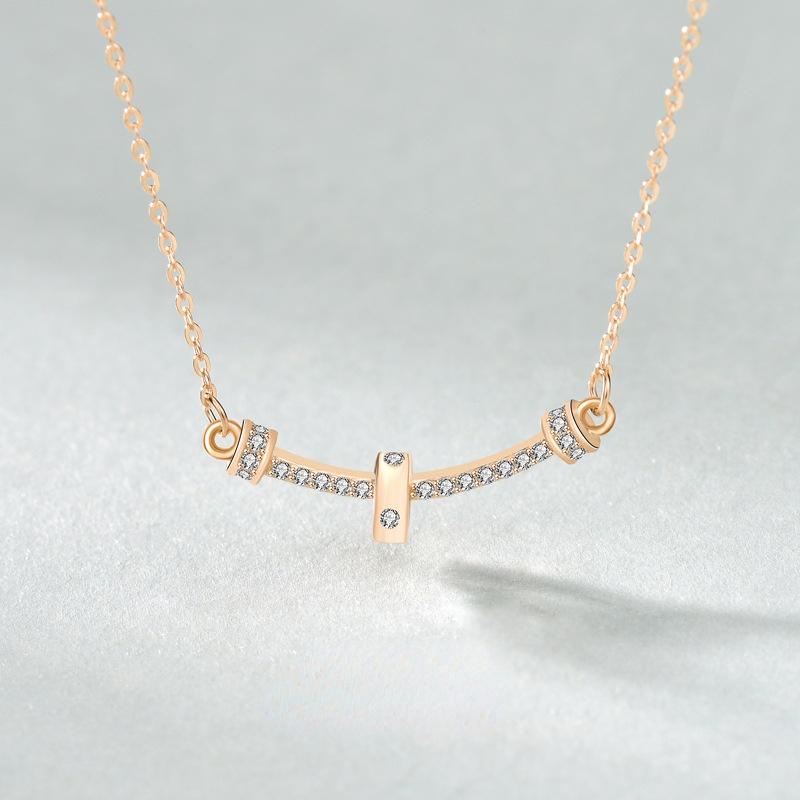 Pendant Necklaces Singapore Necklace Smile S925 Pure Silver Female Fashion Personality Joker Collarbone Chain
Pendant Necklaces Singapore Necklace Smile S925 Pure Silver Female Fashion Personality Joker Collarbone Chain