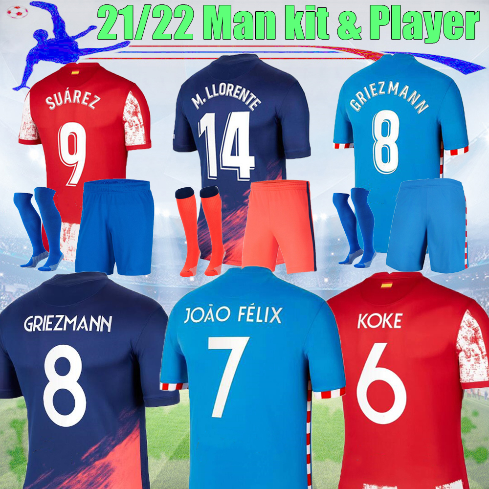21 22 GRIEZMANN Atletico soccer jerseys JOAO FELIX CORREA 2021 2022 de Madrid SAVIC fans & Player version jersey KOKE FELIPE M.LLORENTE LEMA, Black;yellow
21 22 GRIEZMANN Atletico soccer jerseys JOAO FELIX CORREA 2021 2022 de Madrid SAVIC fans & Player version jersey KOKE FELIPE M.LLORENTE LEMA, Black;yellow