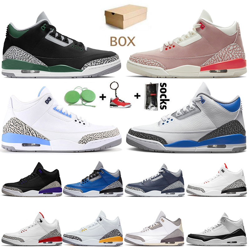 With Box Jumpman 3 Jordan3s Mens Womens Rust Pink Basketball Shoes Air Jordan Retro III Pine Green Georgetown UNC Knicks White Off Cement Tr
With Box Jumpman 3 Jordan3s Mens Womens Rust Pink Basketball Shoes Air Jordan Retro III Pine Green Georgetown UNC Knicks White Off Cement Tr
