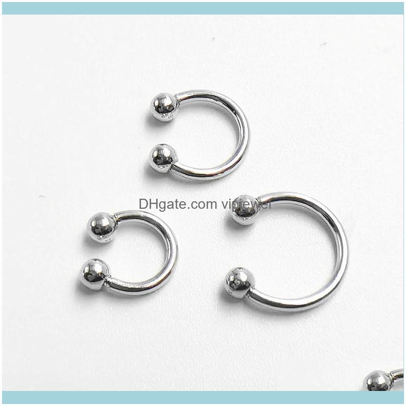 Other Jewelry3Pcs C Shape 925 Sterling Nose Hoop Septum Ring 6Mm/8Mm/10Mm Sier Ear Rings Lip Helix Piercing Body Jewelry Drop Delivery 2021
Other Jewelry3Pcs C Shape 925 Sterling Nose Hoop Septum Ring 6Mm/8Mm/10Mm Sier Ear Rings Lip Helix Piercing Body Jewelry Drop Delivery 2021