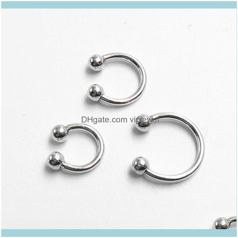 Other Jewelry3Pcs C Shape 925 Sterling Nose Hoop Septum Ring 6Mm/8Mm/10Mm Sier Ear Rings Lip Helix Piercing Body Jewelry Drop Delivery 2021 от DHgate WW