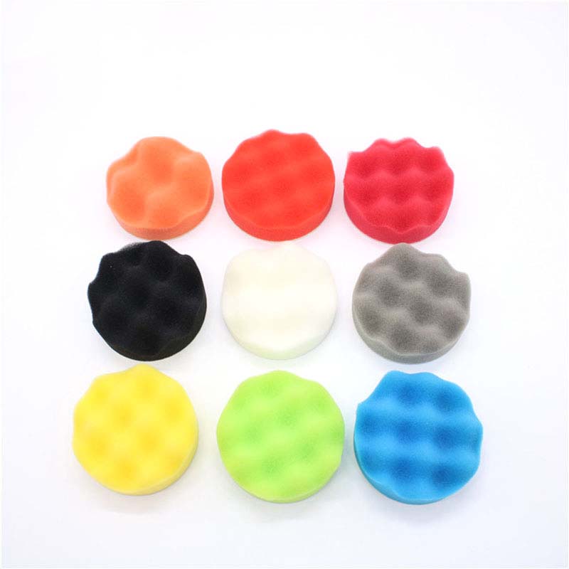 Car Polishing Waxing Sponge Wheel Cleaning Tool 14Pcs/Set 3inch M10 Sponged Disc Pad For Cars Polisher Vehicle Buffing Tools