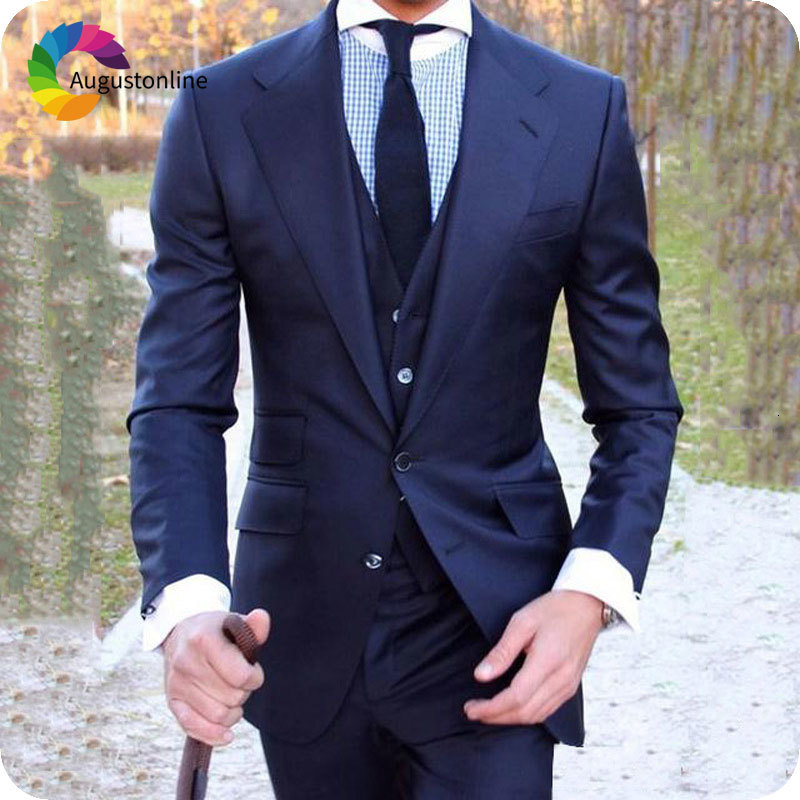 Men's Suits & Blazers Latest Coat Pant Designs Navy Blue Classic Men for Business Slim Fit Prom Suit Terno Masculino 3Piece Male C, As the image
Men's Suits & Blazers Latest Coat Pant Designs Navy Blue Classic Men for Business Slim Fit Prom Suit Terno Masculino 3Piece Male C, As the image