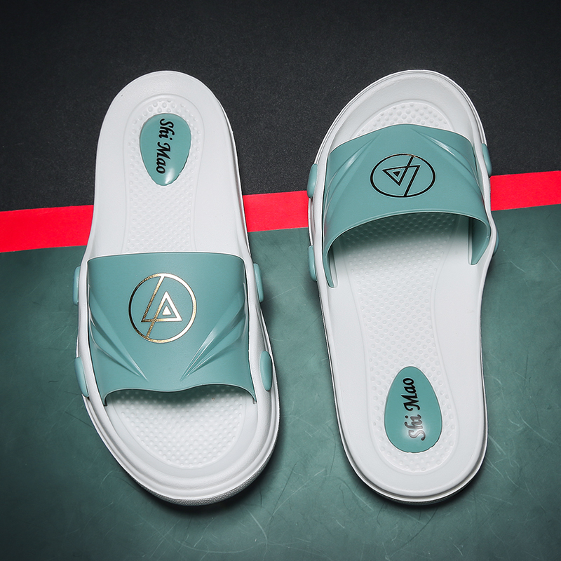 2021 Summer Mens Slippers Youth Student Slides Black Grey White Light Blue Orange Designers Men Shoes flip flops Size 40-45 Code: 96-1953