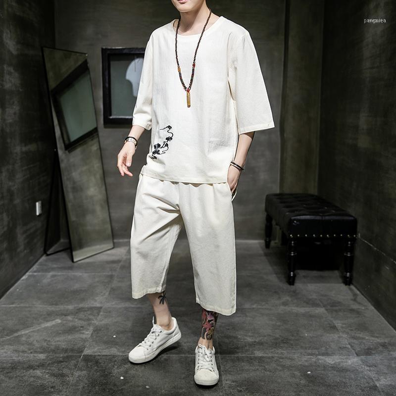 Men's Tracksuits Summer Clothes 2 Pieces Sets Casual Shorts And Short-sleeved T Shirt Men Breathable Slim Fit O Neck Linen Suits 2021 1, Gray
Men's Tracksuits Summer Clothes 2 Pieces Sets Casual Shorts And Short-sleeved T Shirt Men Breathable Slim Fit O Neck Linen Suits 2021 1, Gray