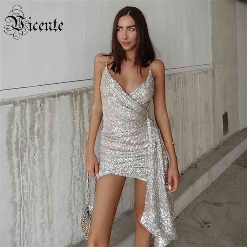 Trendy Sparkle Sequins Mini Slip Dress Sexy V Neck Draped Design Sleeveless Celebrity Party Club estido 210520, Beige
Trendy Sparkle Sequins Mini Slip Dress Sexy V Neck Draped Design Sleeveless Celebrity Party Club estido 210520, Beige